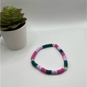 Aesthetic Oli Clay Bead Bracelet, NWOT